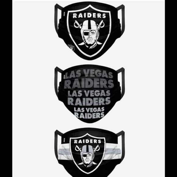LAS VEGAS RAIDERS MATCHDAY 3 PACK FACE COVER